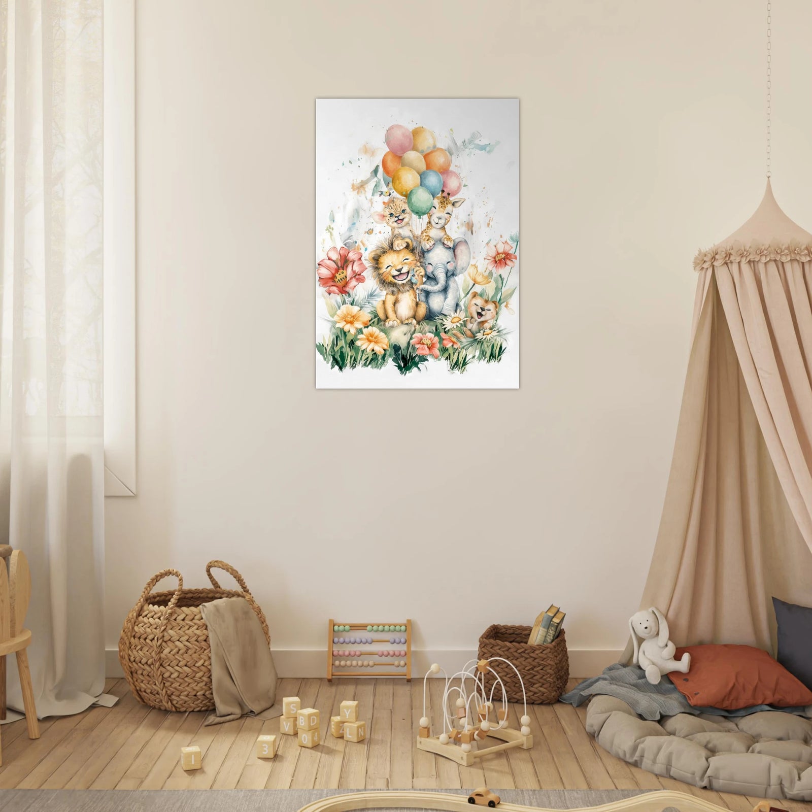 Ballongbukett og Blomster