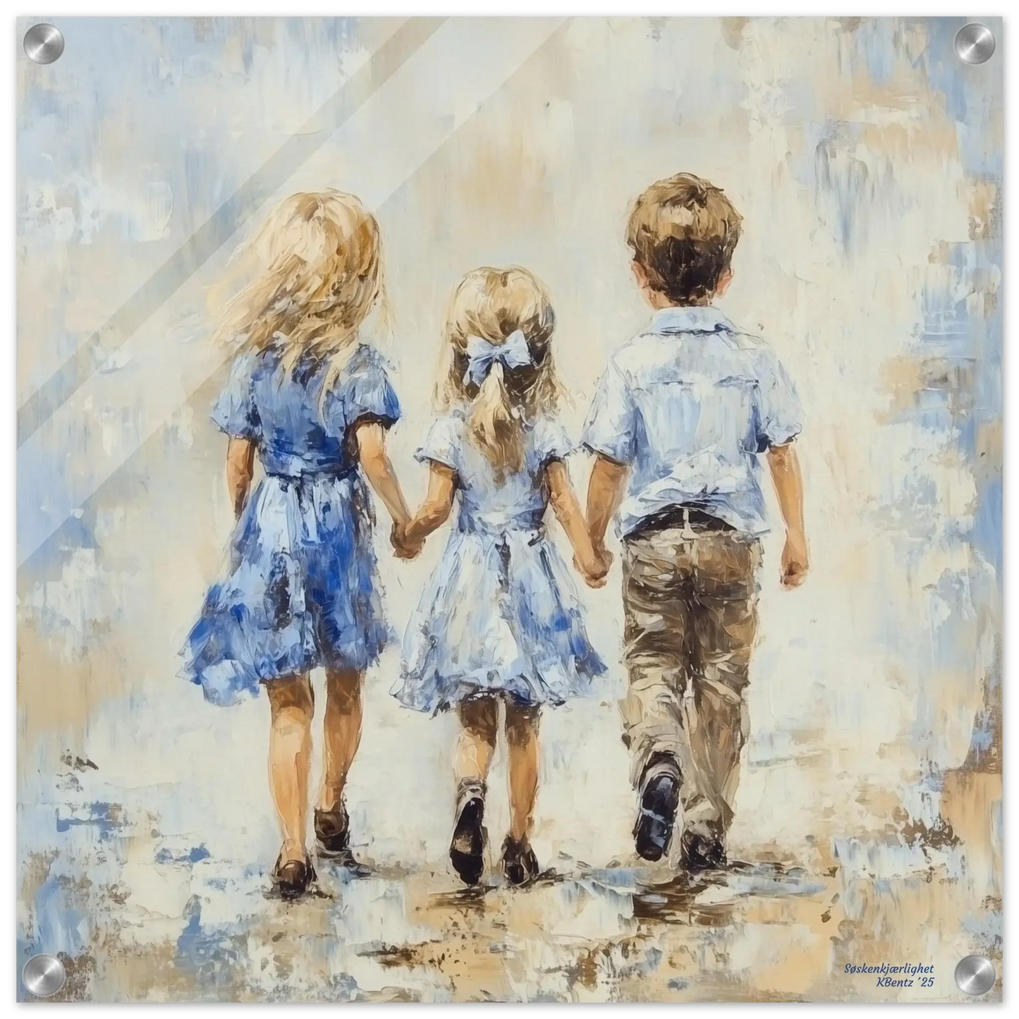 Søskenkjærlighet - KBentz.no – moderne veggkunst | KBentz.no