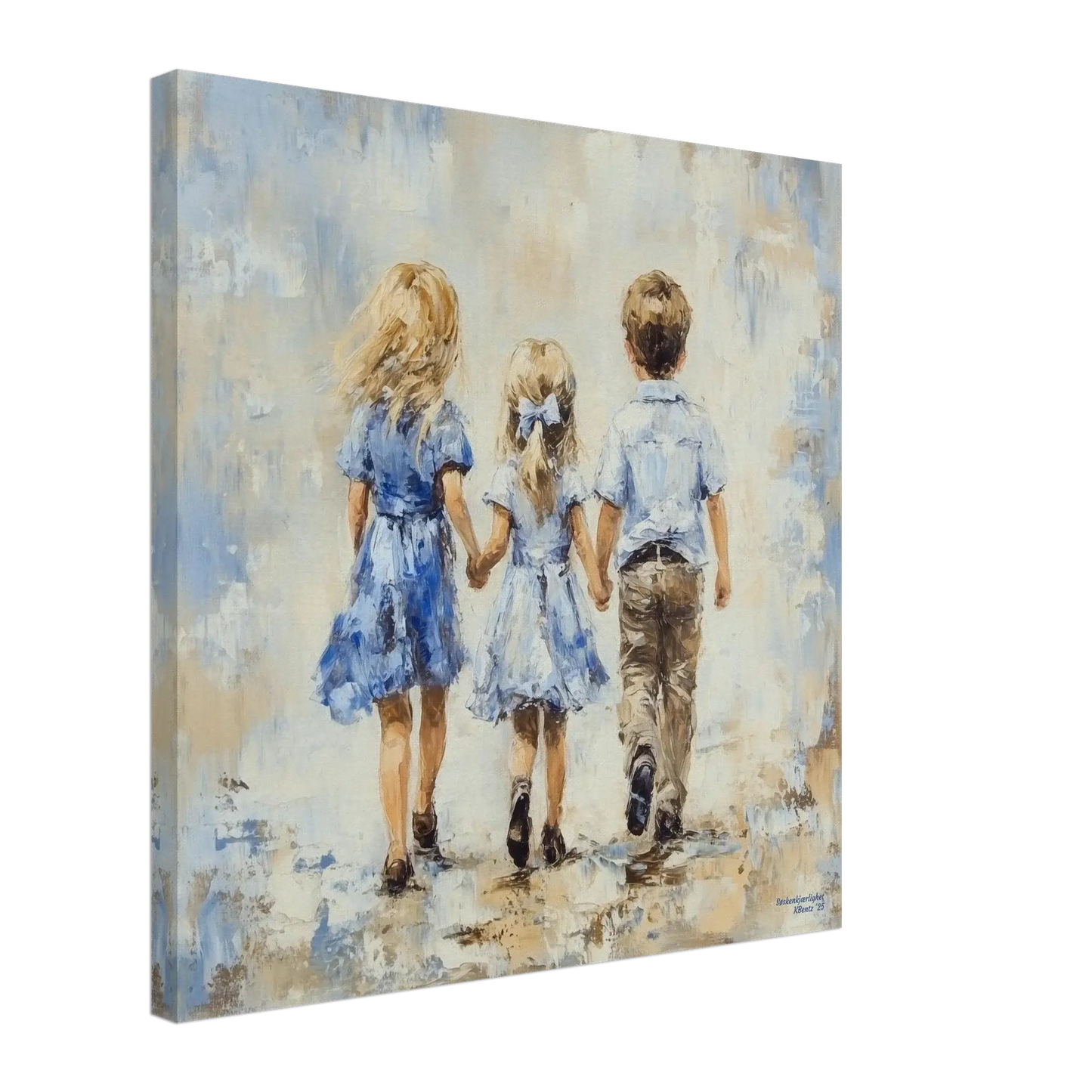 Søskenkjærlighet - KBentz.no – moderne veggkunst | KBentz.no