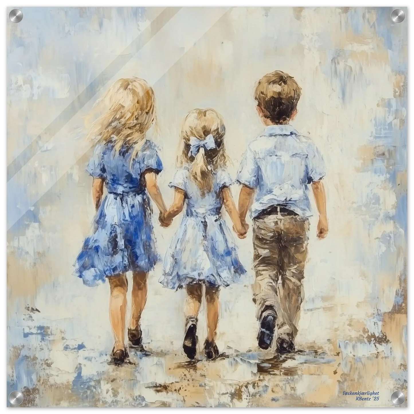 Søskenkjærlighet - KBentz.no – moderne veggkunst | KBentz.no