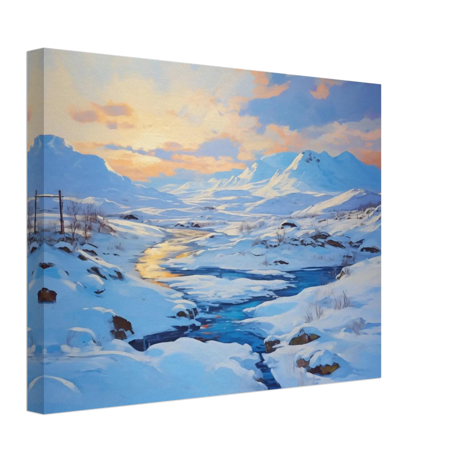 Vinterlys over Elven