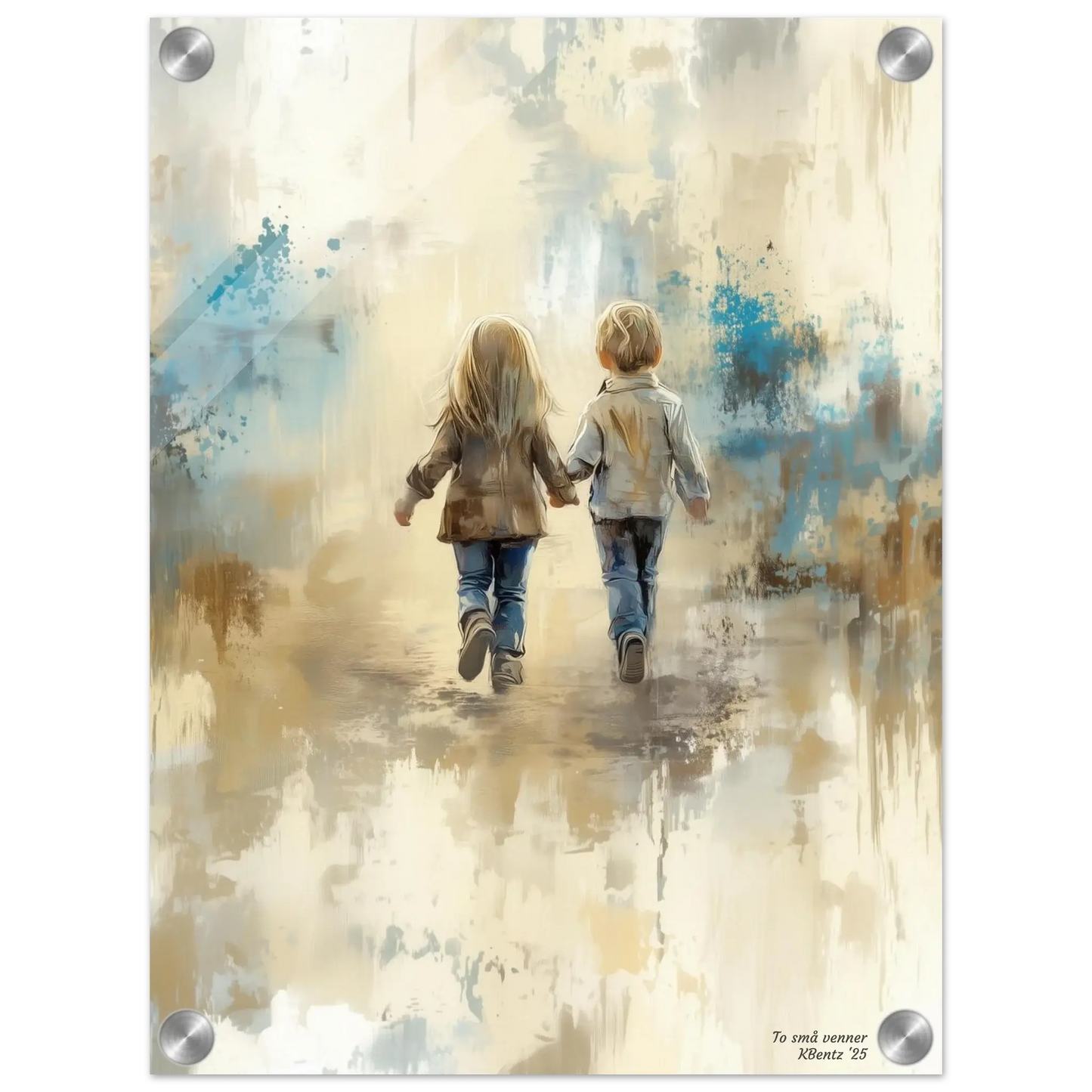 To små venner - KBentz.no – moderne veggkunst | KBentz.no