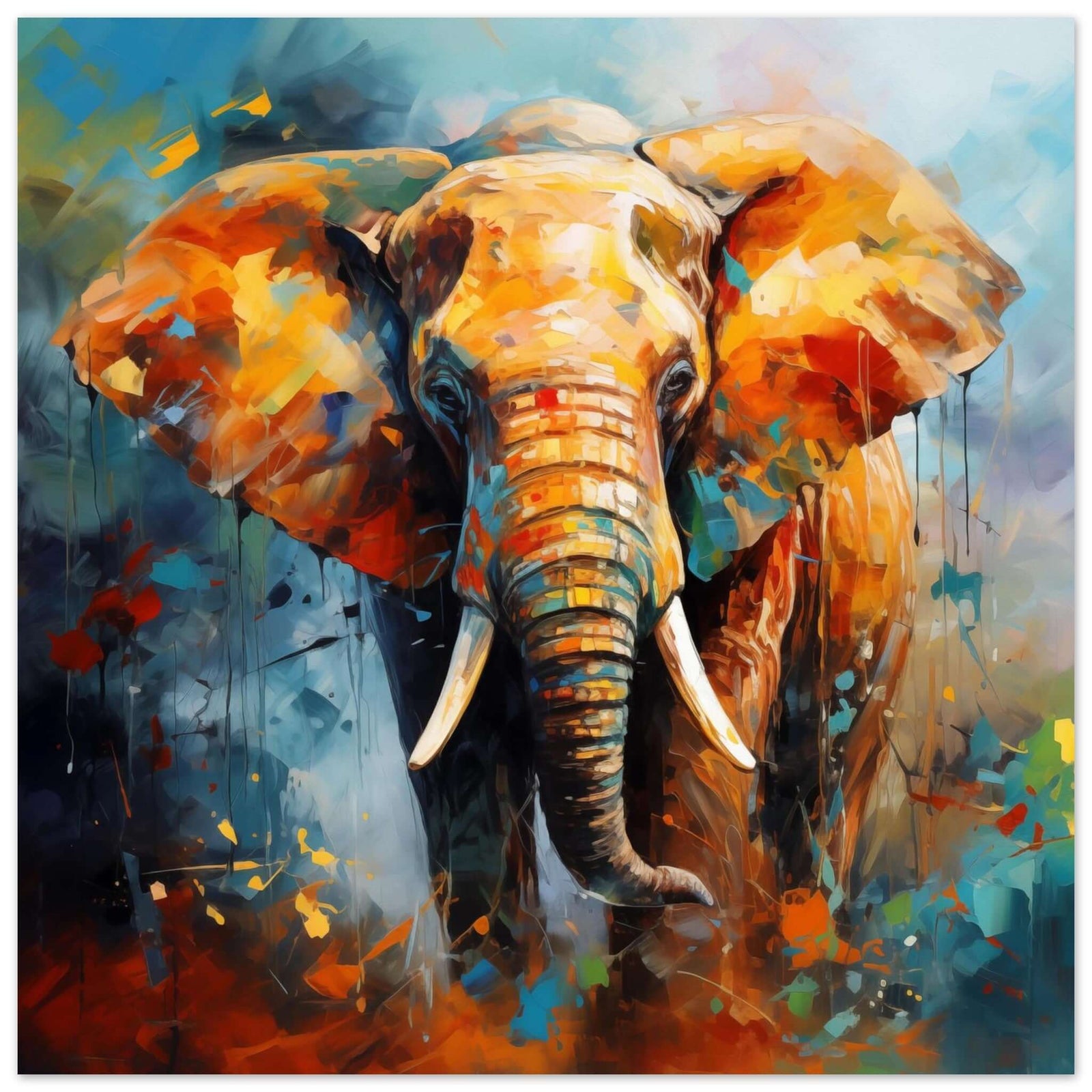 Elefantens fargespill