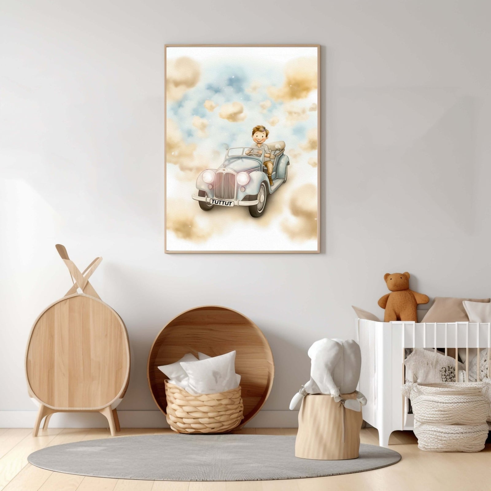 Drømmebil blant skyer