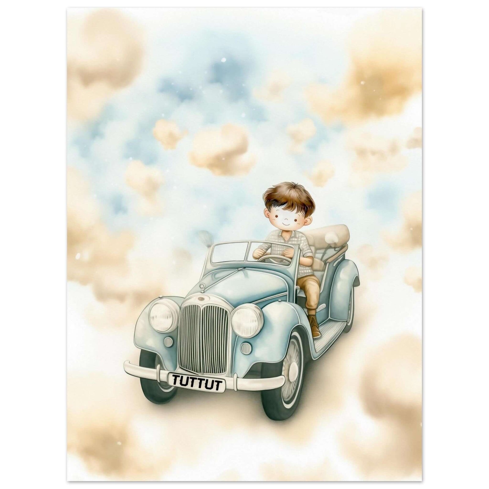 Drømmebil blant skyer