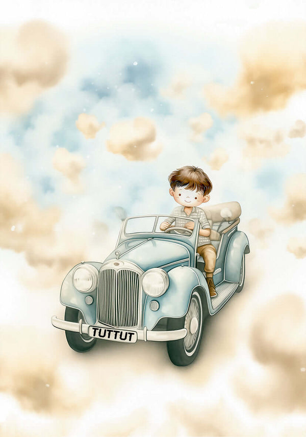 Drømmebil blant skyer