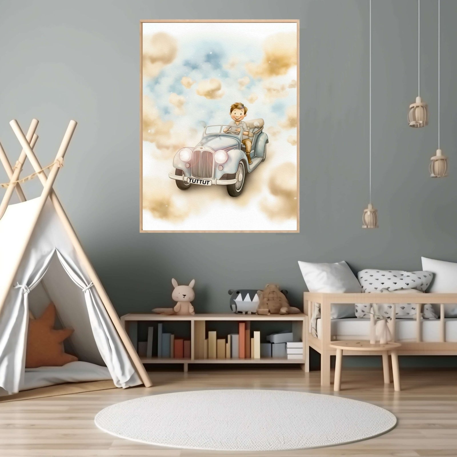 Drømmebil blant skyer