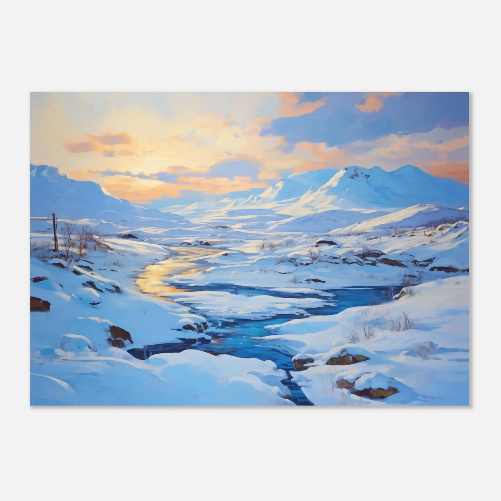 Vinterlys over Elven