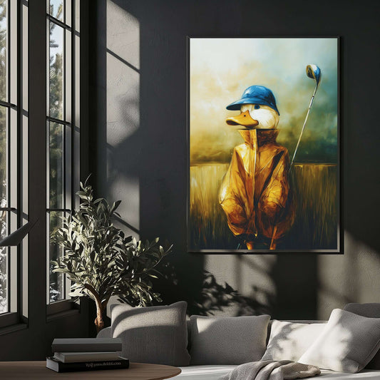 Early Birdie – KI digital oljemaling trykket på papir, lerret, aluminium, akryl og tre | KBentz.no