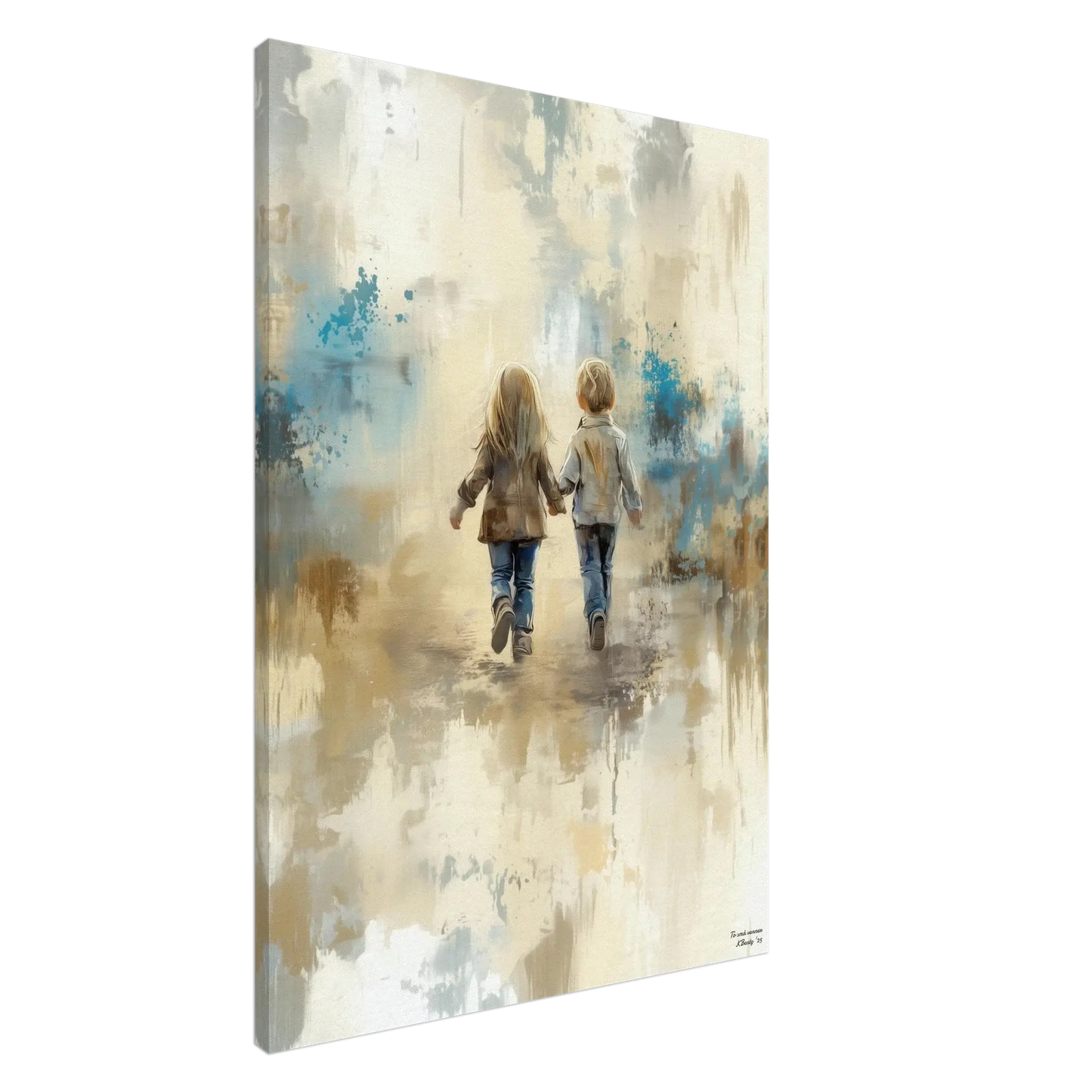 To små venner - KBentz.no – moderne veggkunst | KBentz.no