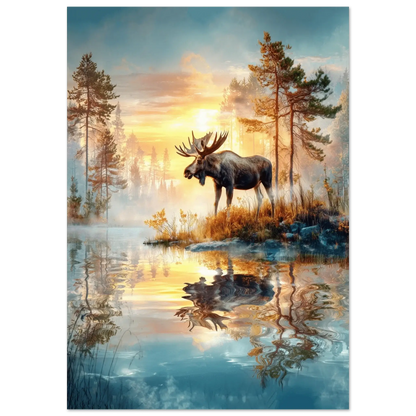 Elg og Solnedgang - KBentz.no