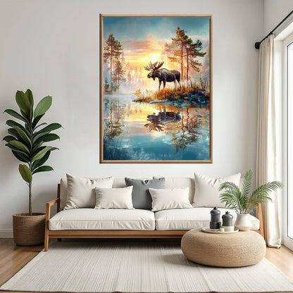 Elg og Solnedgang - KBentz.no