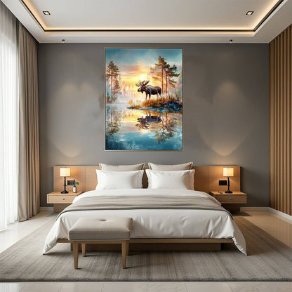 Elg og Solnedgang - KBentz.no