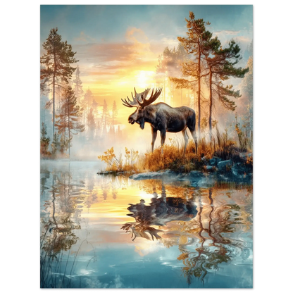 Elg og Solnedgang - KBentz.no