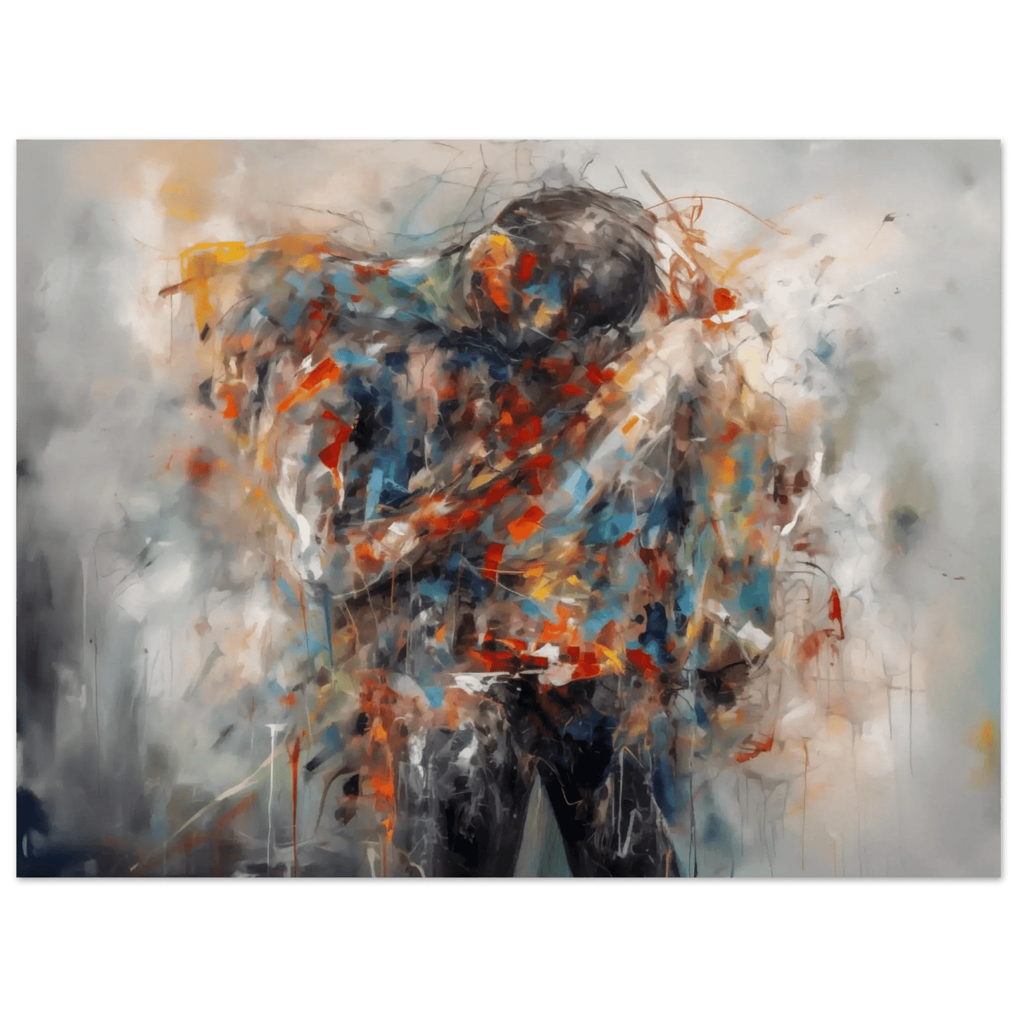 Et rop uten ekko – KI digital oljemaling trykket på papir, lerret, aluminium, akryl og tre | KBentz.no