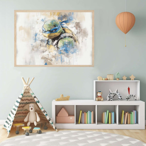 Eventyrets Skjold - Barnerom - moderne digitalt maleri med oljemalingstekstur. Trykkes på papir, lerret og akryl. KBentz.no