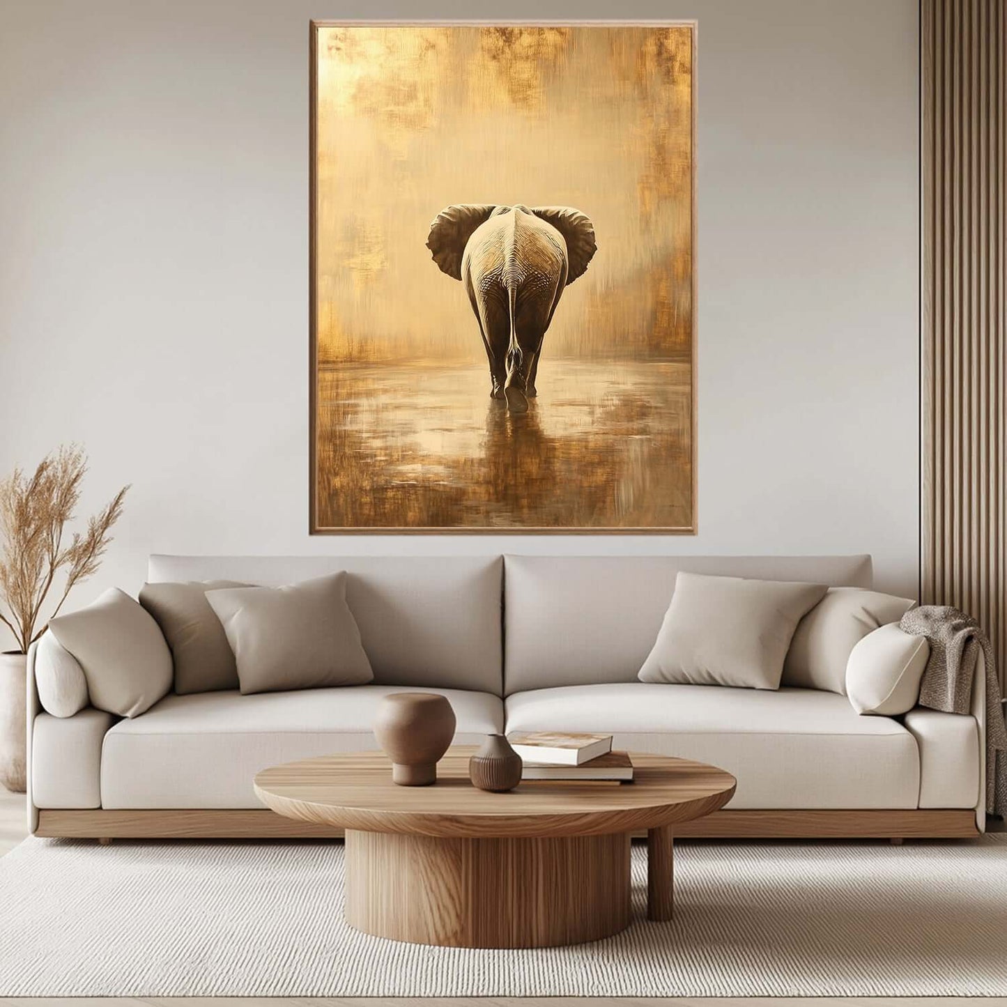 På vandring - moderne digitalt maleri med oljemalingstekstur. Trykkes på papir, lerret og akryl. KBentz.no