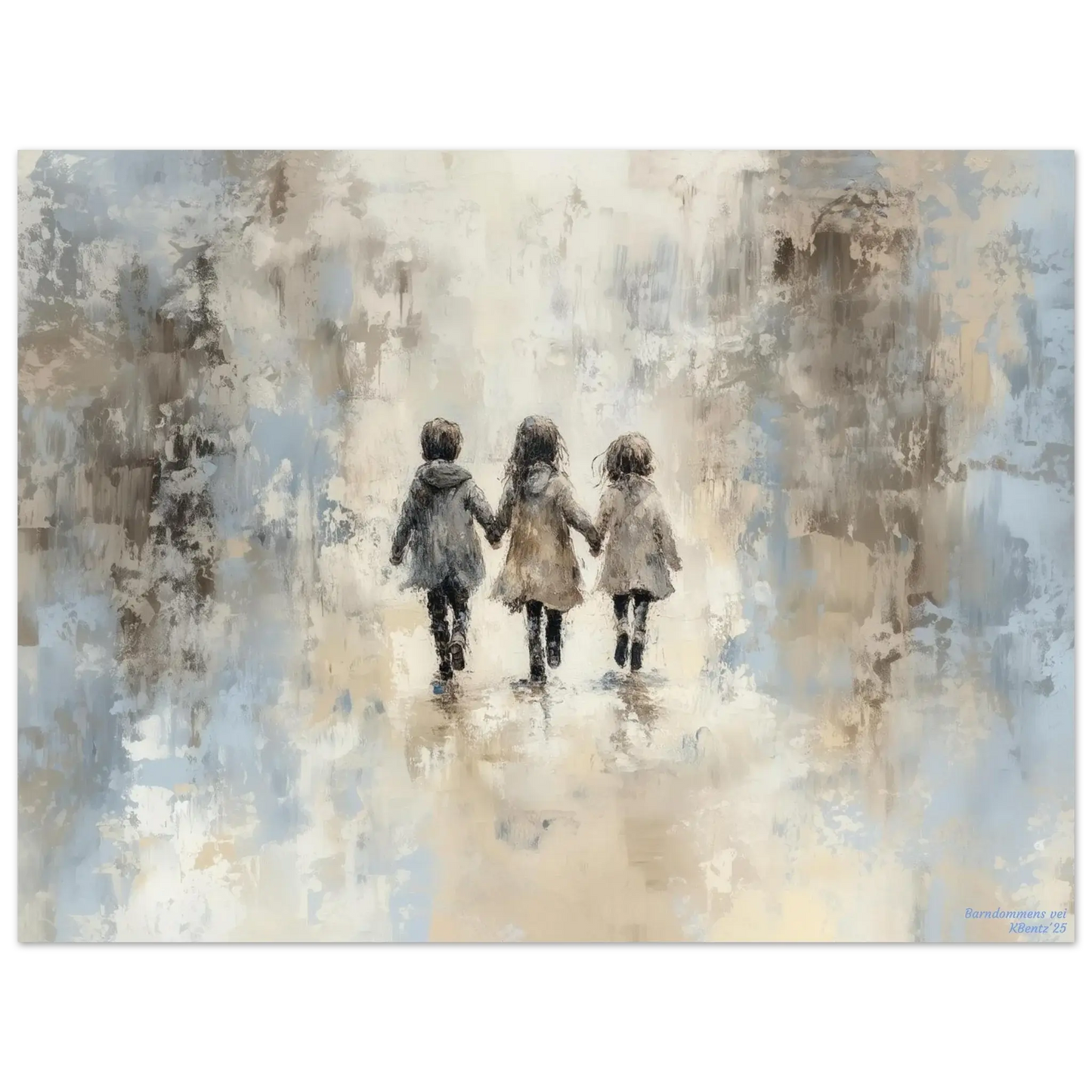 Barndommens vei - KBentz.no – moderne veggkunst | KBentz.no