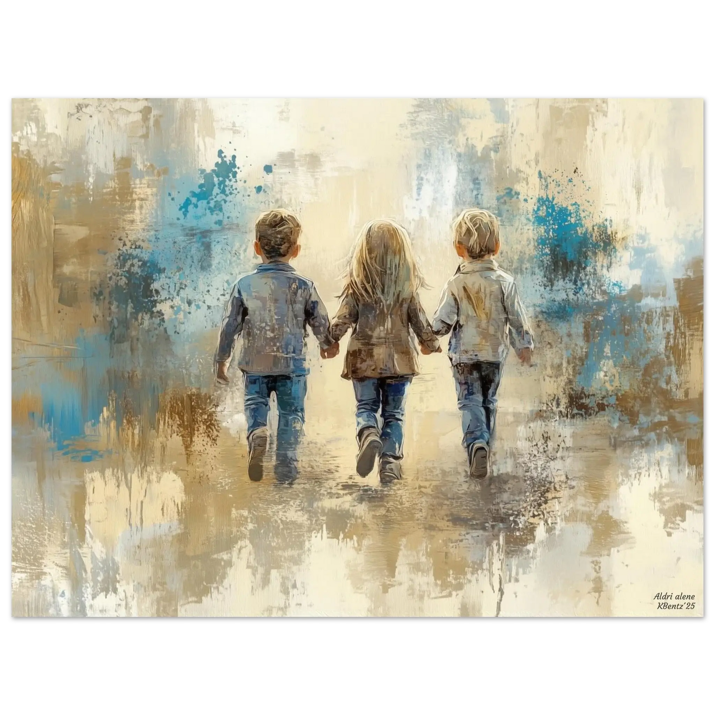 Aldri alene - KBentz.no – moderne veggkunst | KBentz.no