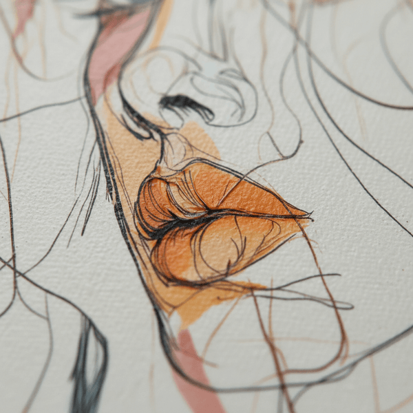 Farger av identitet – KI digital oljemaling trykket på papir, lerret, aluminium, akryl og tre | KBentz.no