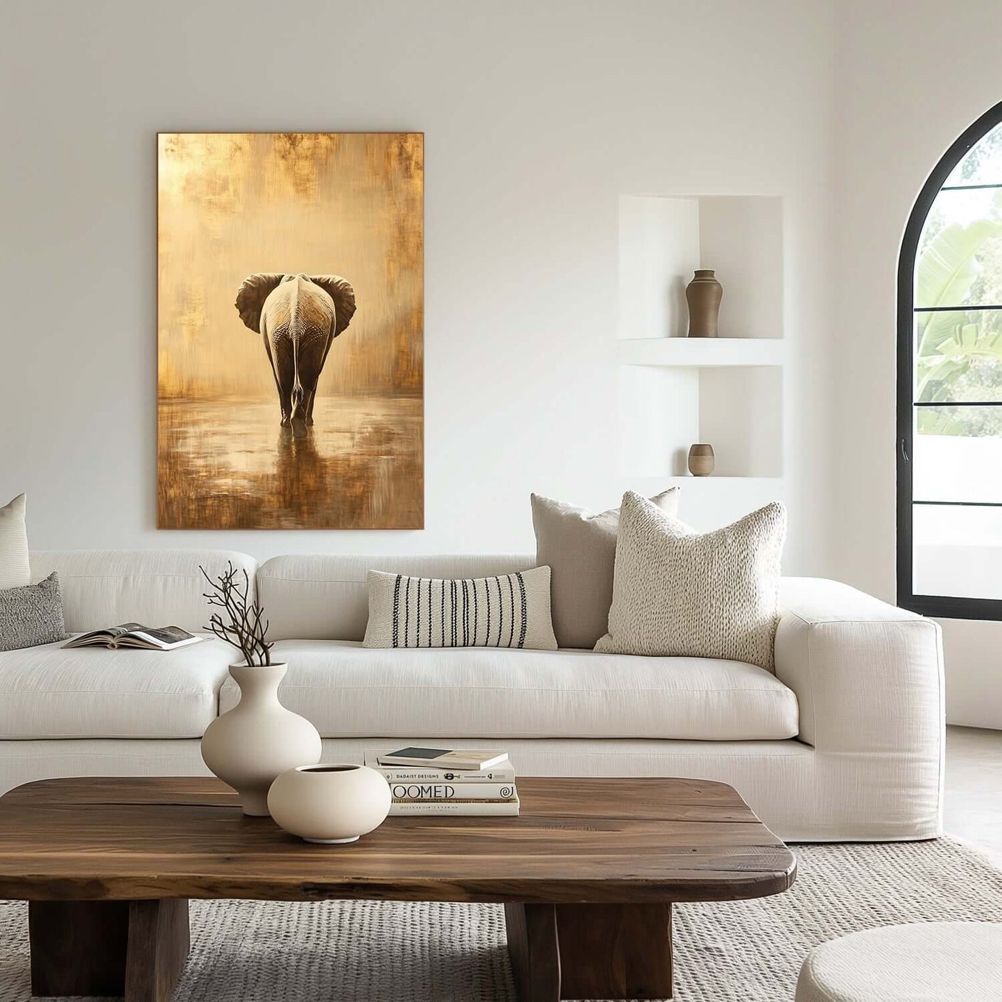 På vandring - moderne digitalt maleri med oljemalingstekstur. Trykkes på papir, lerret og akryl. KBentz.no