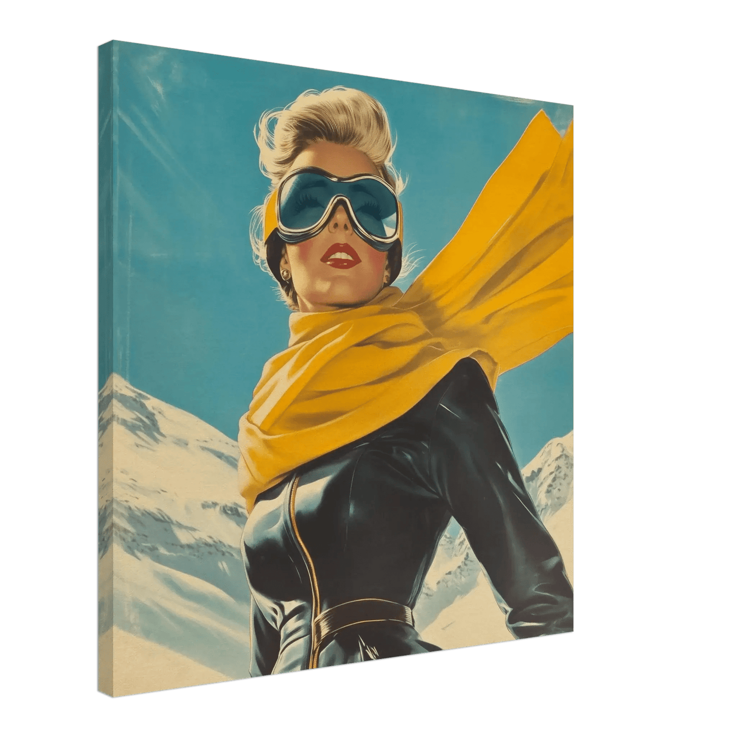 Frost og Eleganse - Skimmer – KI digital oljemaling trykket på papir, lerret, aluminium, akryl og tre | KBentz.no