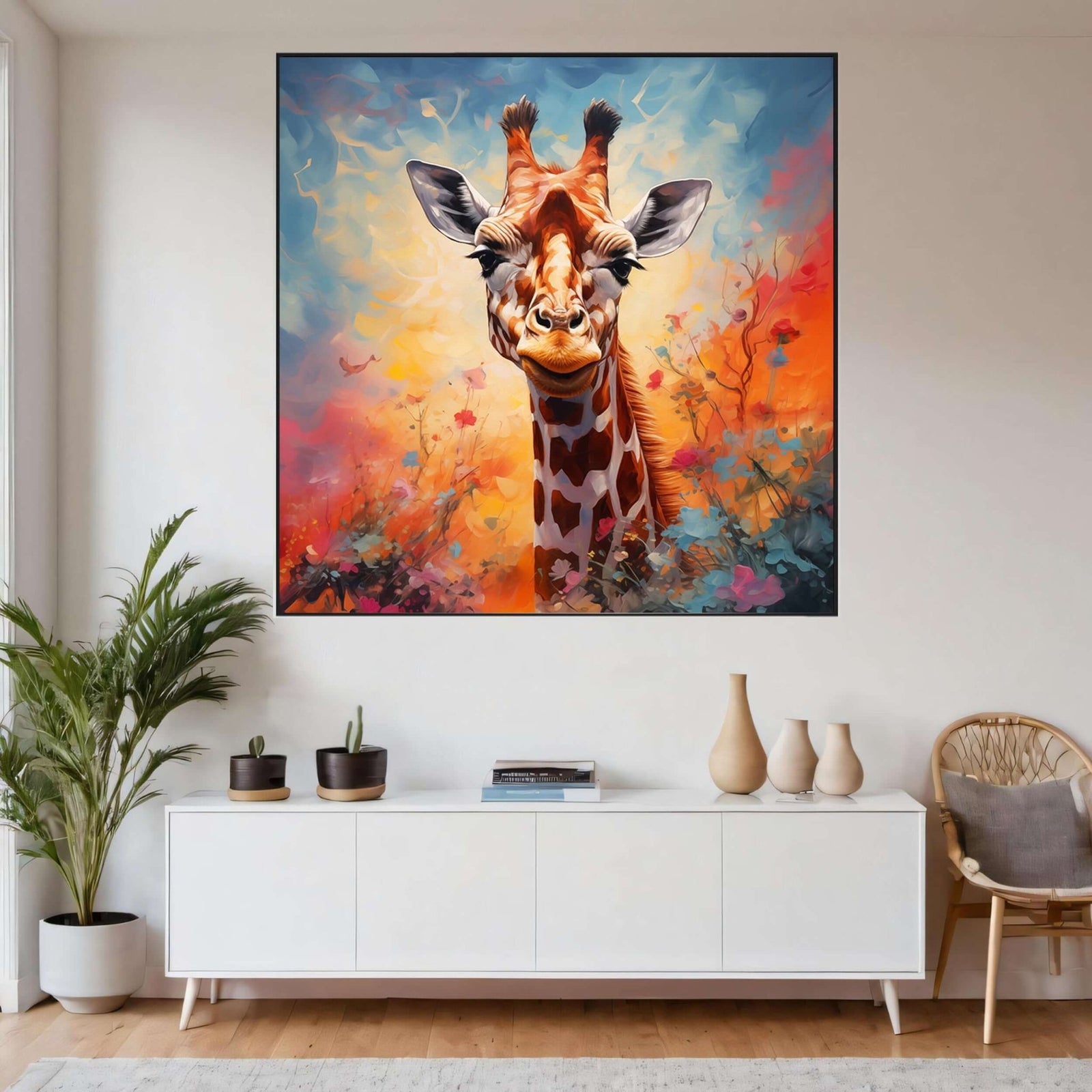 Giraff med Glimt i Øyet