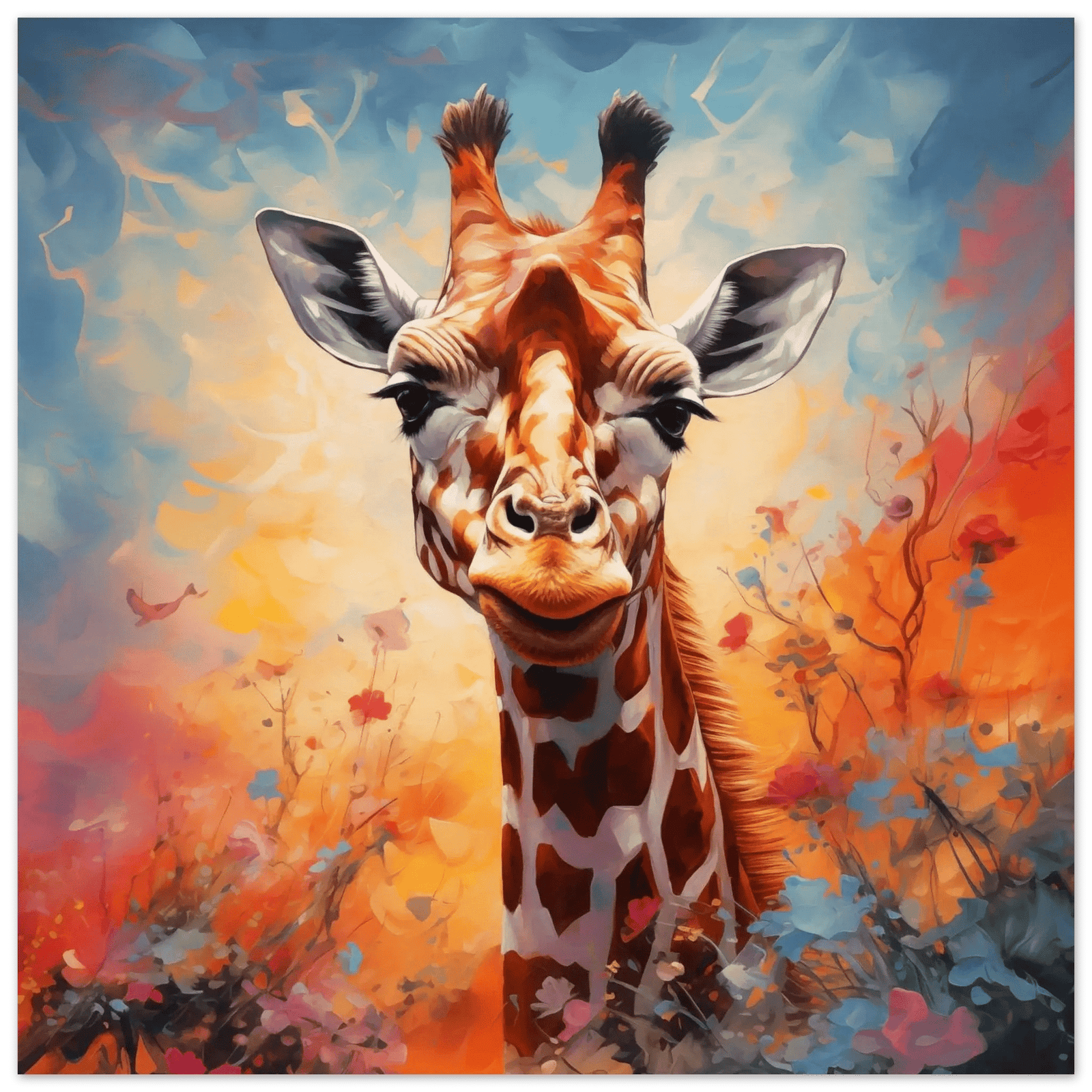 Giraff med Glimt i Øyet