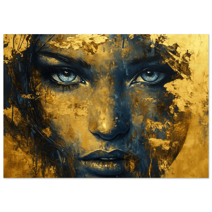 Golden Spirit – KI digital oljemaling trykket på papir, lerret, aluminium, akryl og tre | KBentz.no