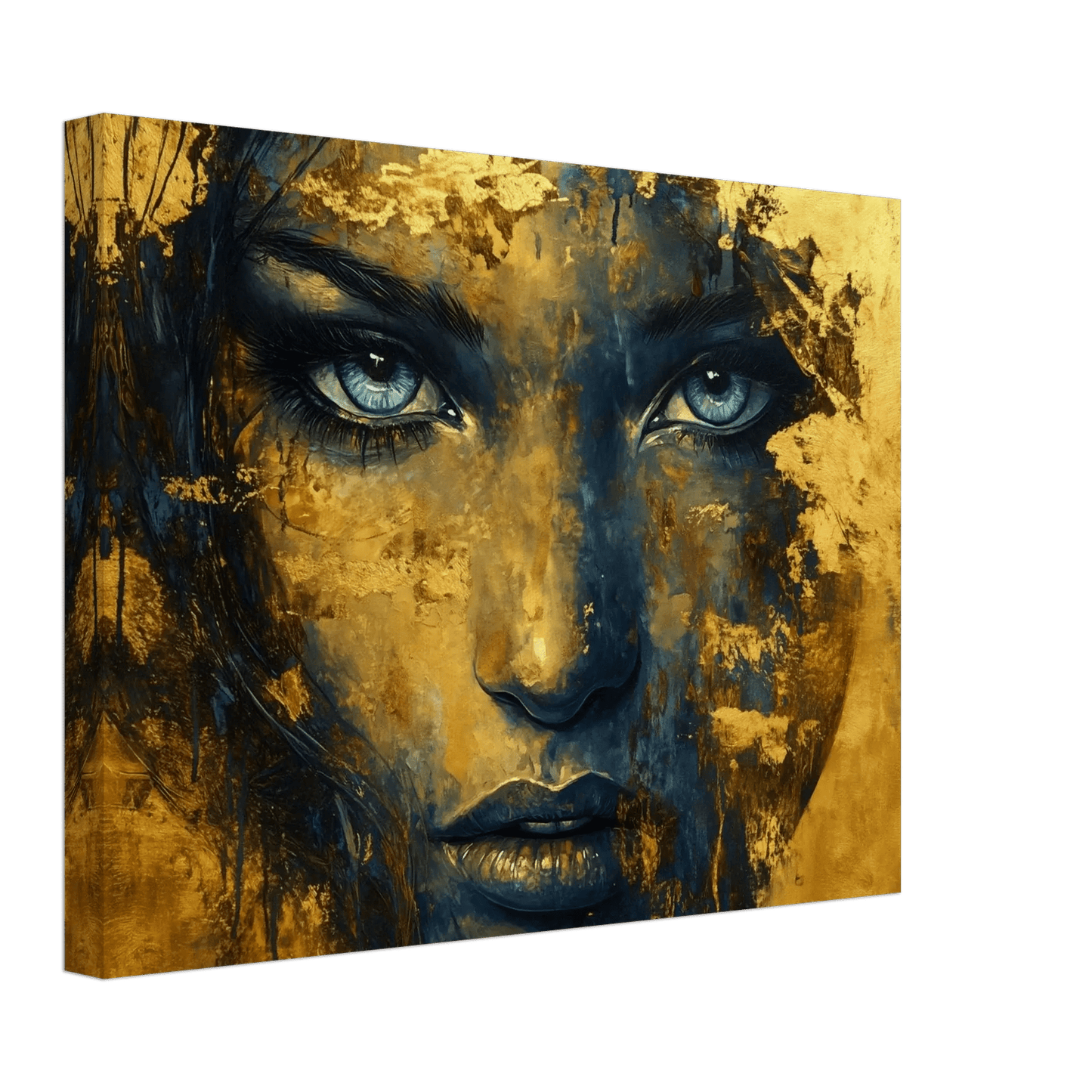 Golden Spirit – KI digital oljemaling trykket på papir, lerret, aluminium, akryl og tre | KBentz.no