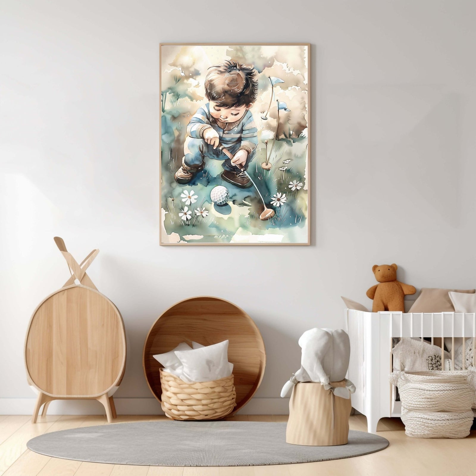 Golfdrøm i blomstereng