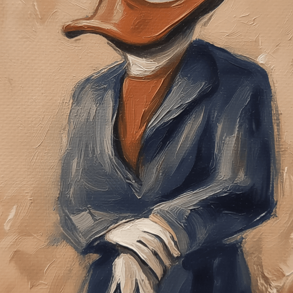 Golfer med stil – KI digital oljemaling trykket på papir, lerret, aluminium, akryl og tre | KBentz.no