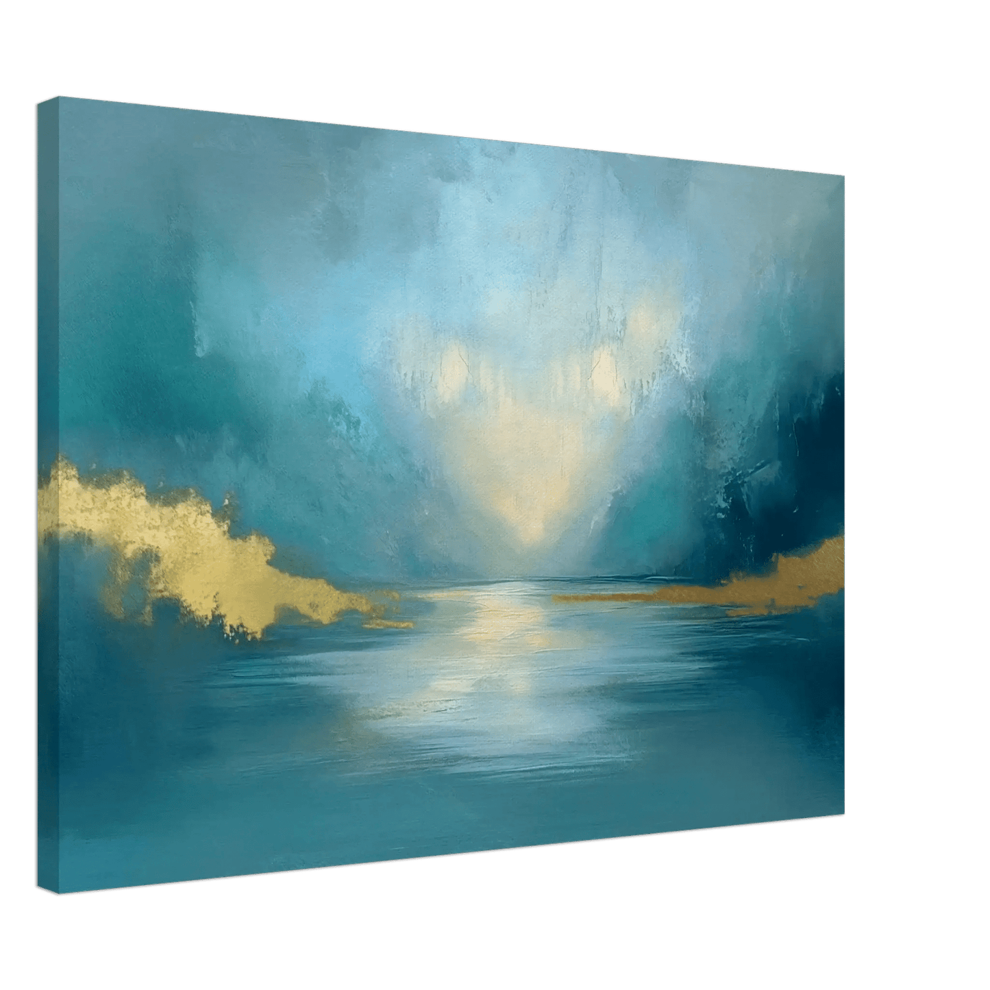 Horisontens pust – KI digital oljemaling trykket på papir, lerret, aluminium, akryl og tre | KBentz.no