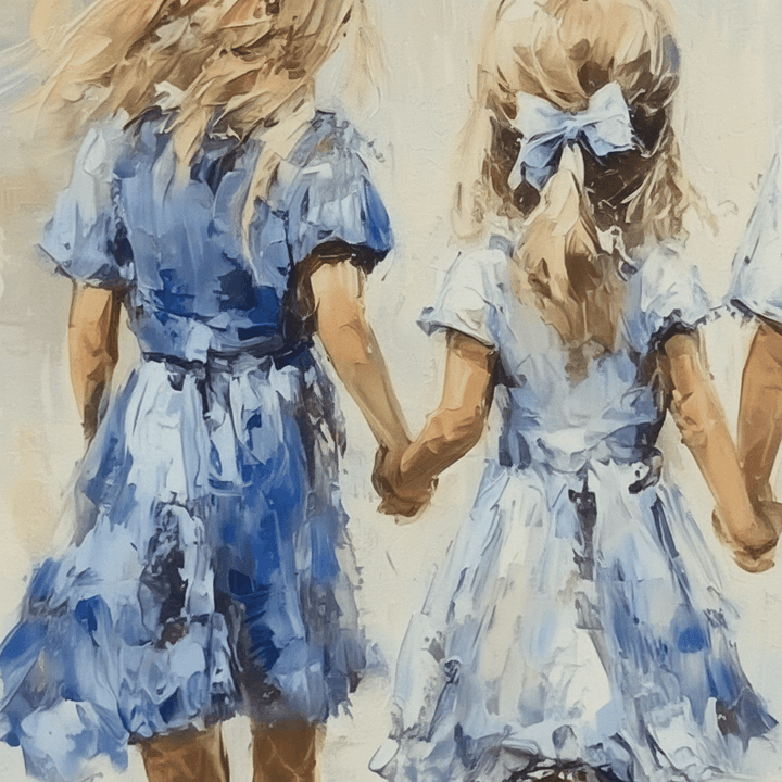 Søskenkjærlighet nærbilde