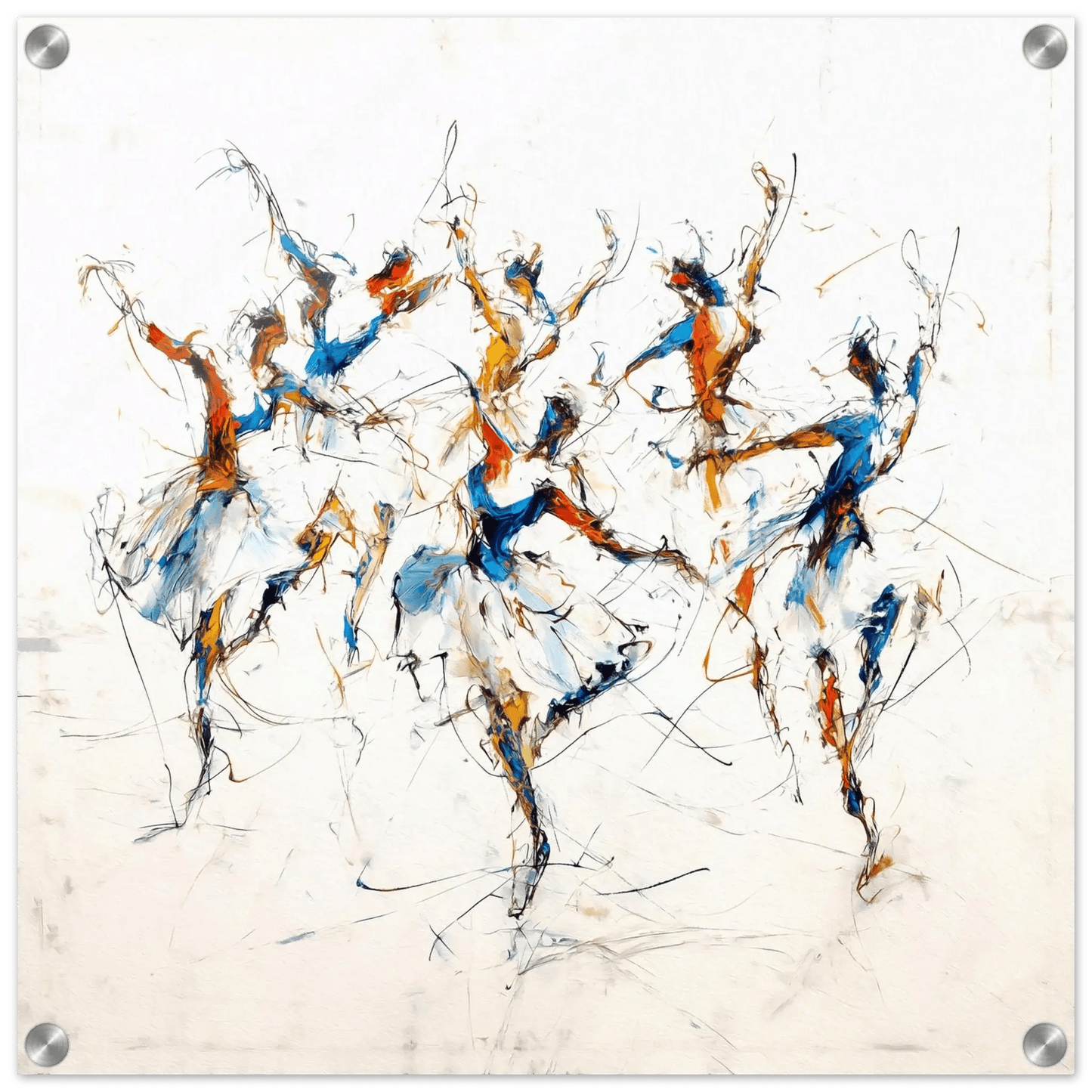 Isdans – KI digital oljemaling trykket på papir, lerret, aluminium, akryl og tre | KBentz.no