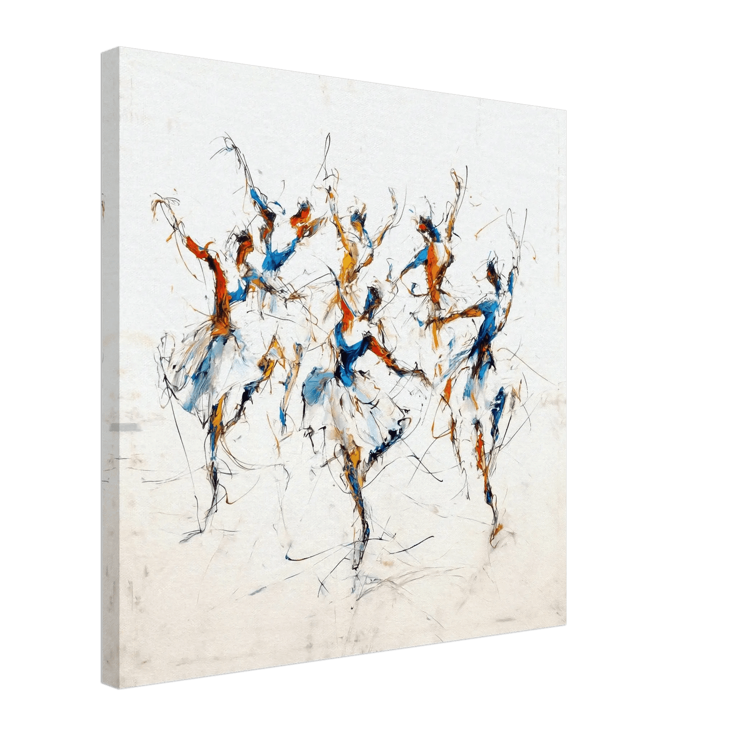 Isdans – KI digital oljemaling trykket på papir, lerret, aluminium, akryl og tre | KBentz.no