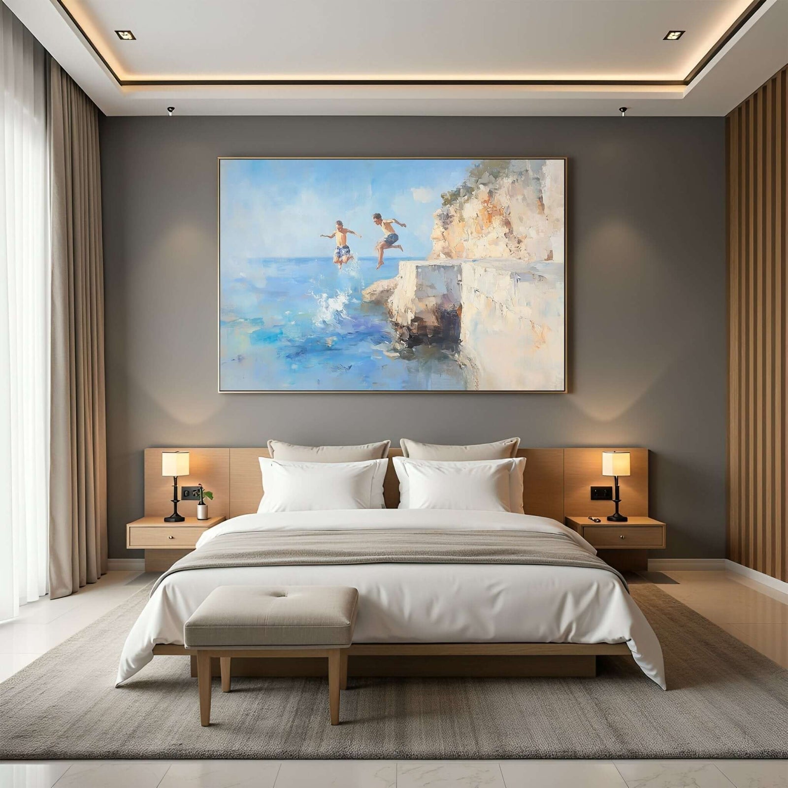 Øyeblikket før bølgene