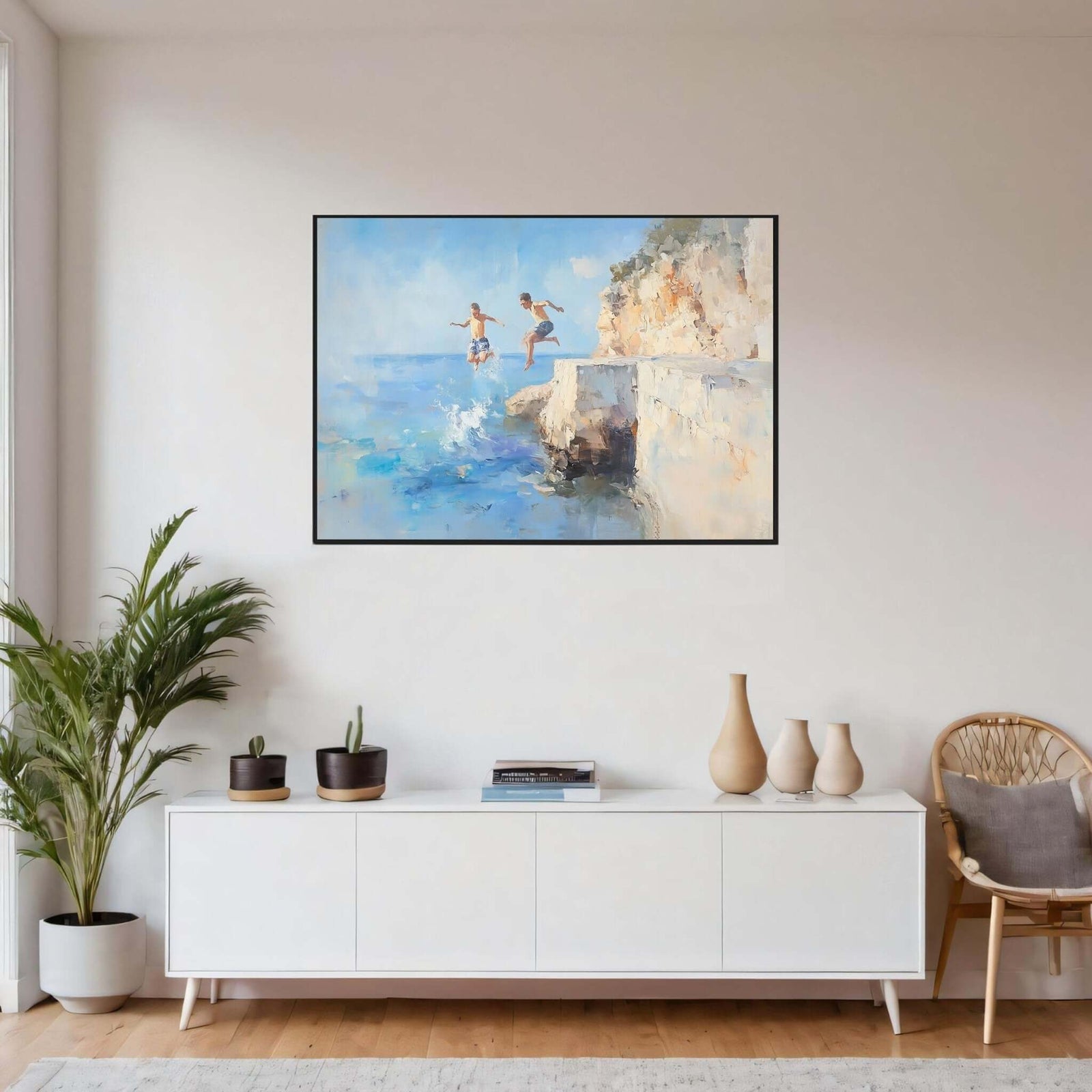 Øyeblikket før bølgene