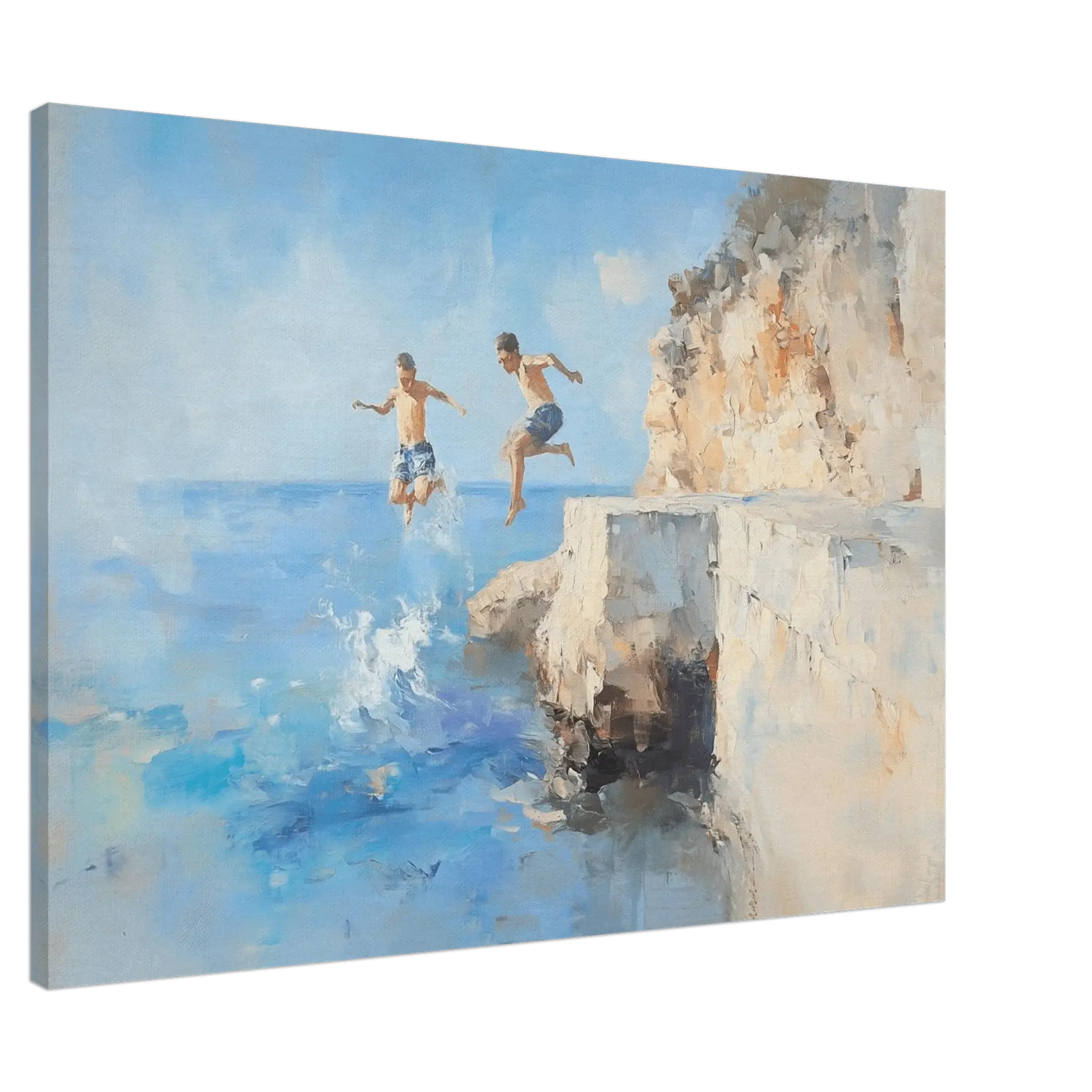 Øyeblikket før bølgene