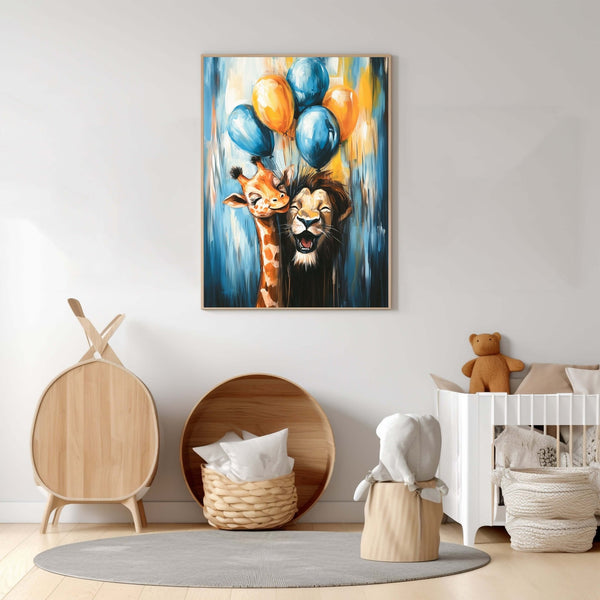 Sirkusmagi - moderne digitalt maleri med oljemalingstekstur. Trykkes på papir, lerret og akryl. KBentz.no