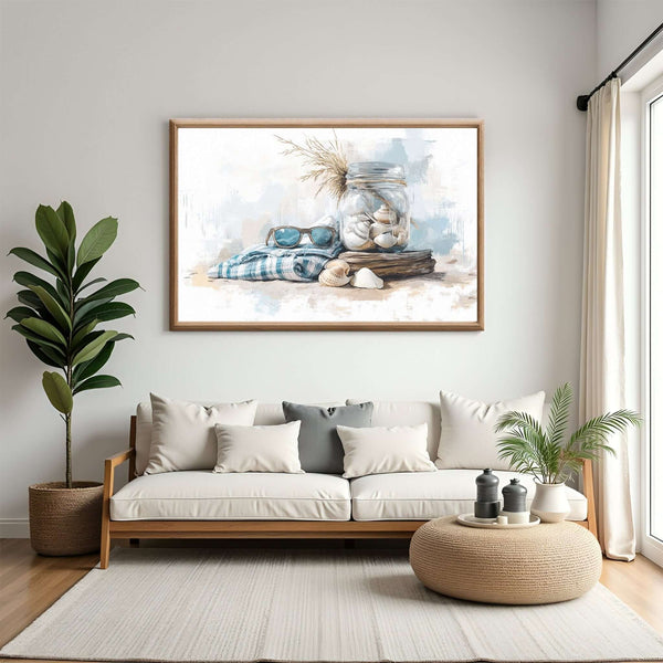 Sommerbris og Drømmer - moderne digitalt maleri med oljemalingstekstur. Trykkes på papir, lerret og akryl. KBentz.no