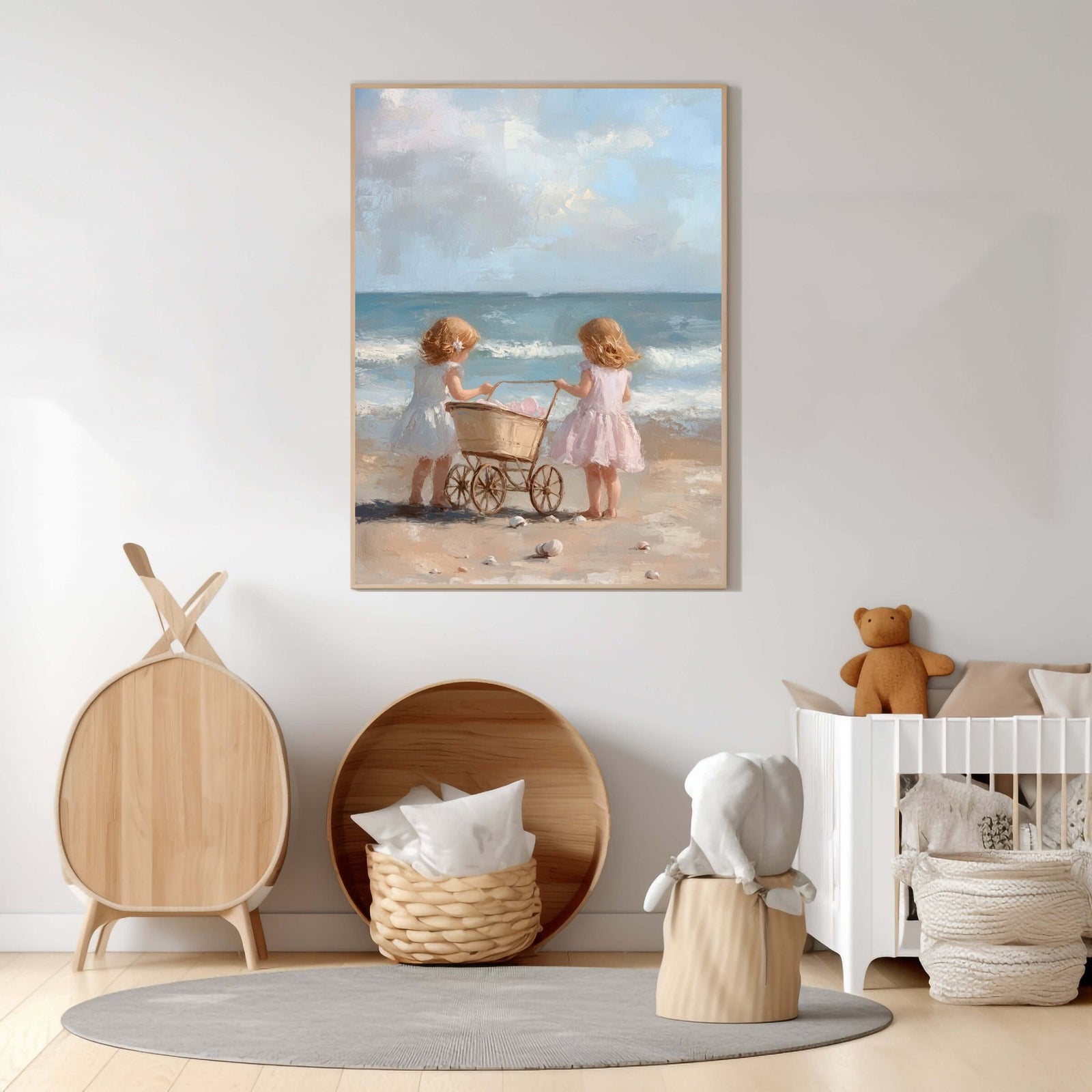 Søstre på stranden