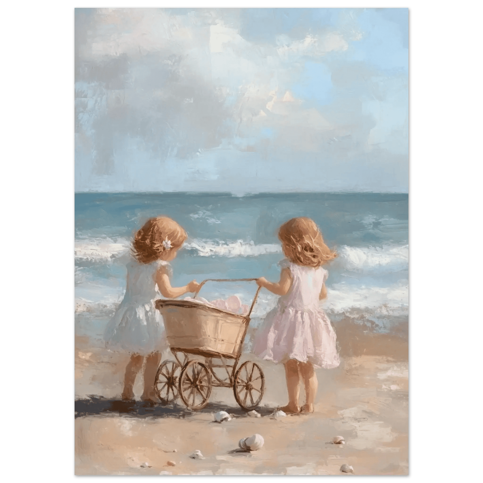 Søstre på stranden