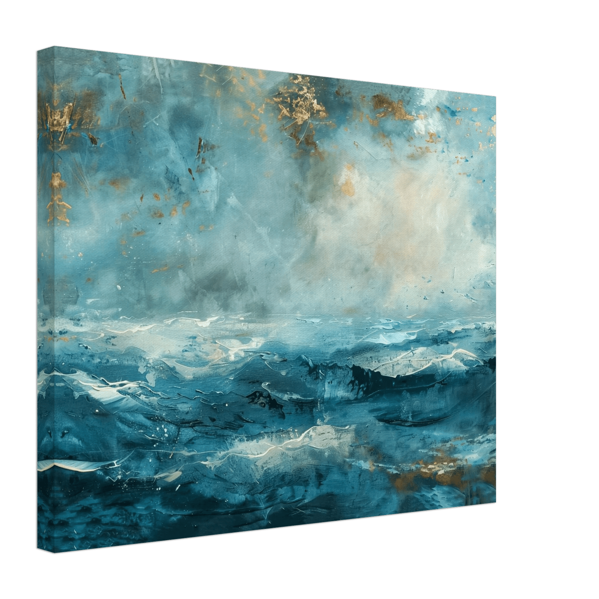 Storm – KI digital oljemaling trykket på papir, lerret, aluminium, akryl og tre | KBentz.no