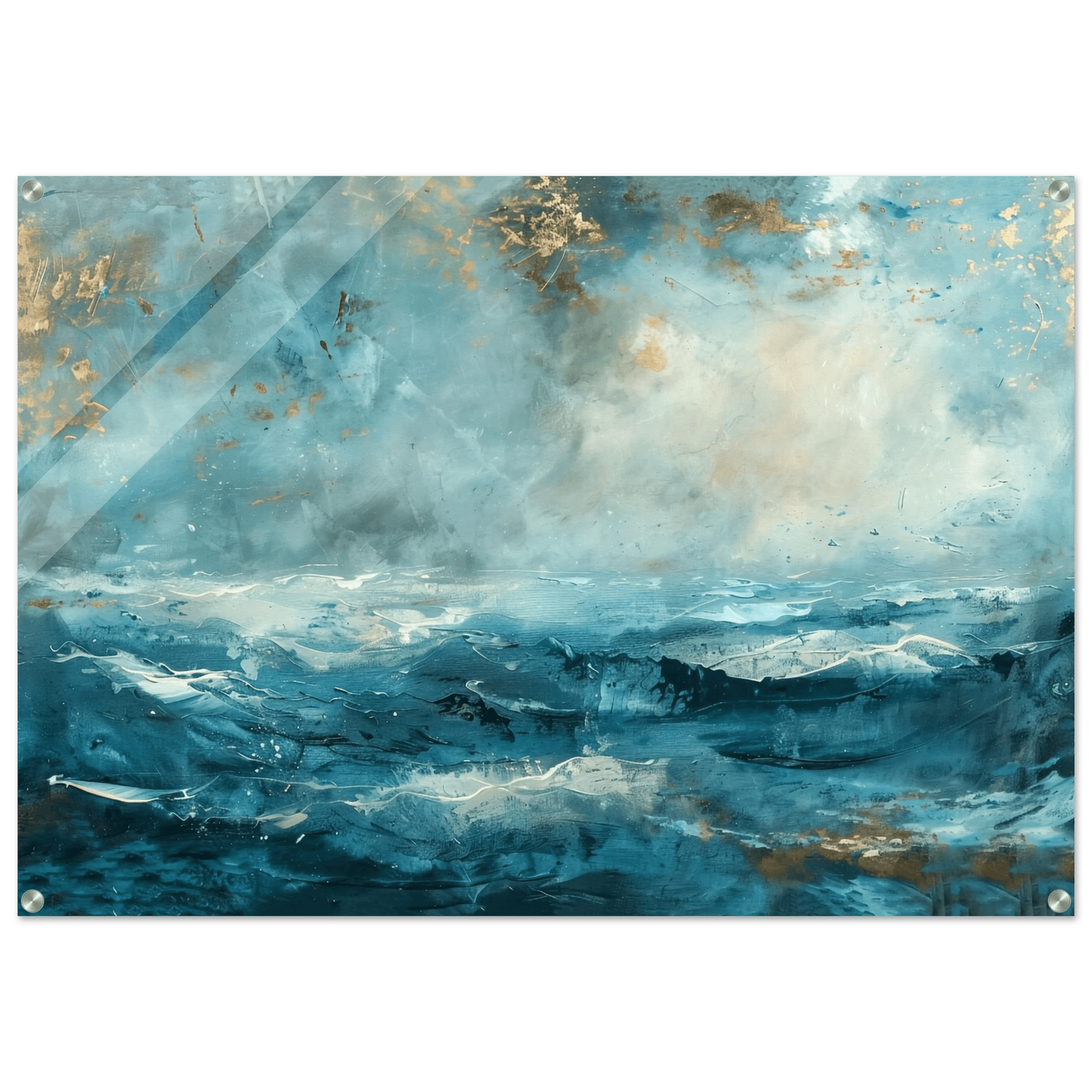 Storm – KI digital oljemaling trykket på papir, lerret, aluminium, akryl og tre | KBentz.no