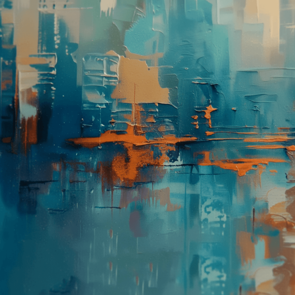 Tåkelagt morgengry – KI digital oljemaling trykket på papir, lerret, aluminium, akryl og tre | KBentz.no