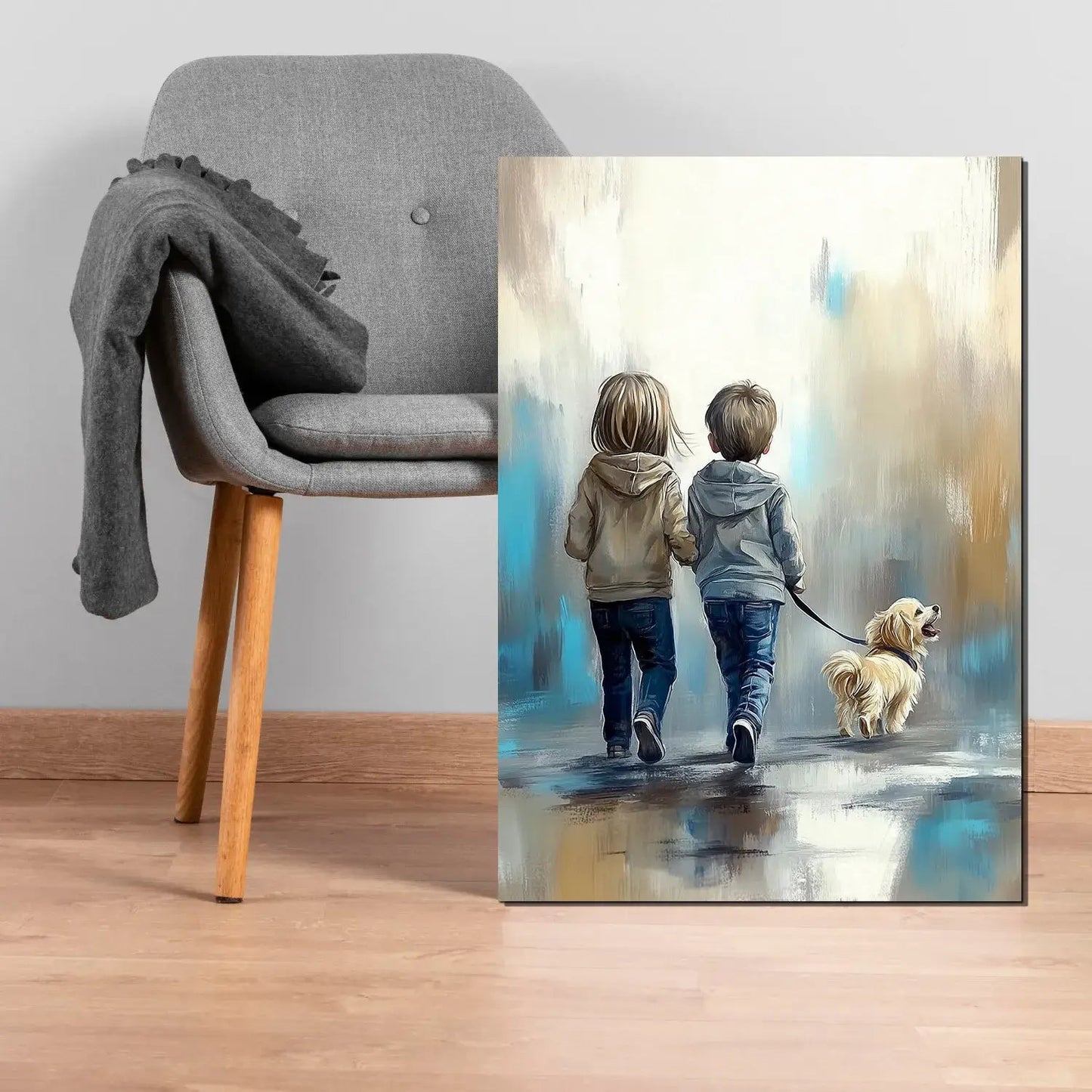 Tillit – KI digital oljemaling trykket på papir, lerret, aluminium, akryl og tre | KBentz.no