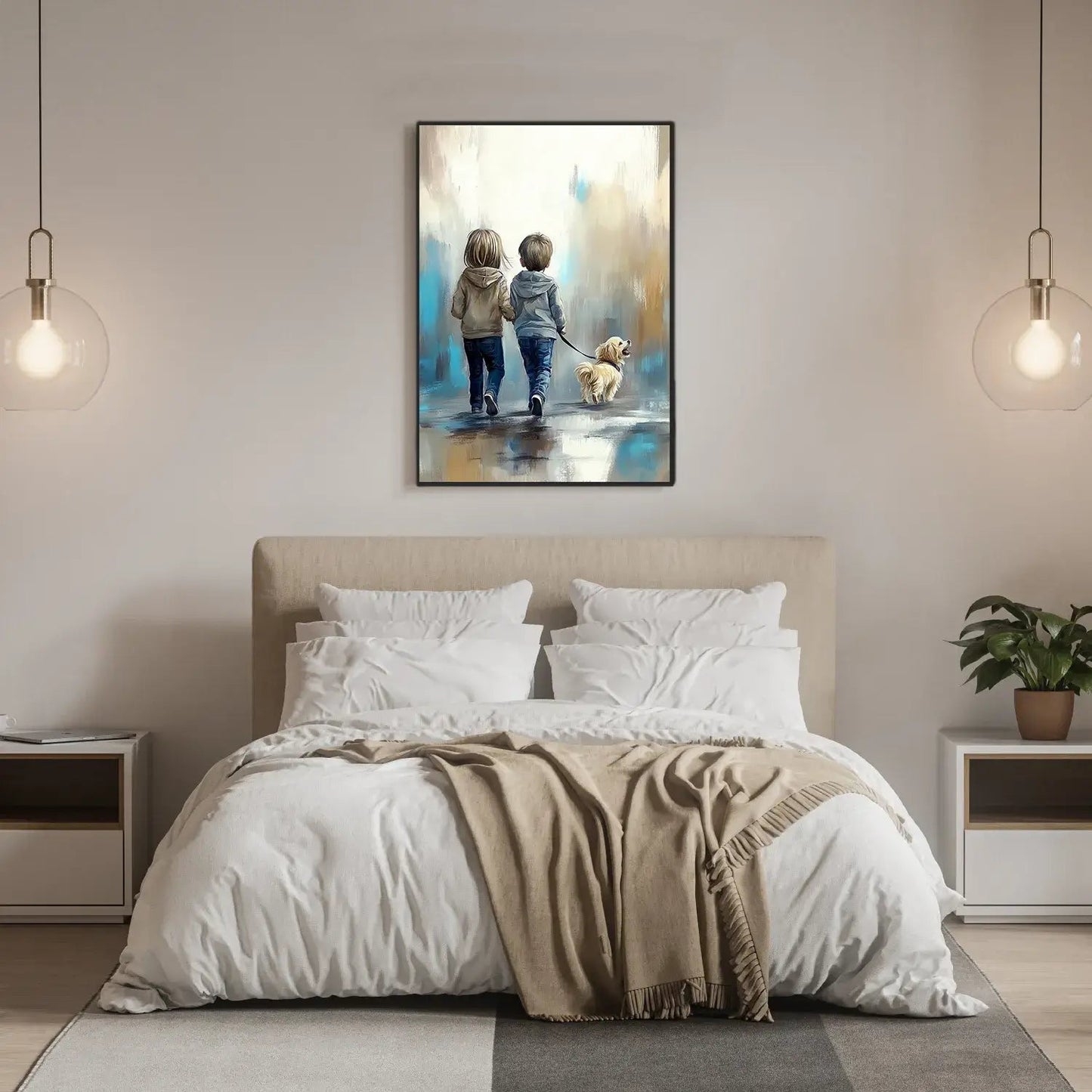 Tillit – KI digital oljemaling trykket på papir, lerret, aluminium, akryl og tre | KBentz.no