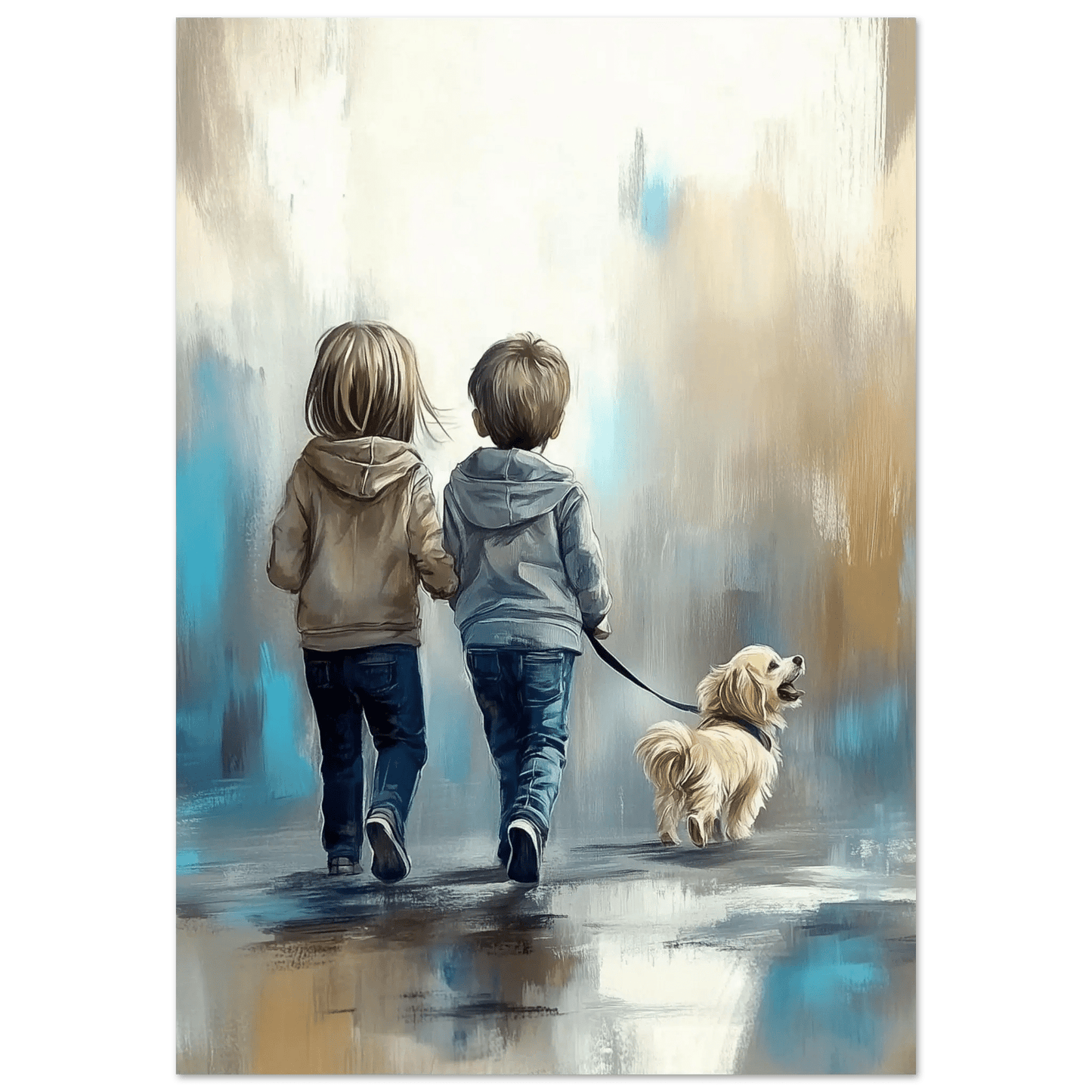 Tillit – KI digital oljemaling trykket på papir, lerret, aluminium, akryl og tre | KBentz.no