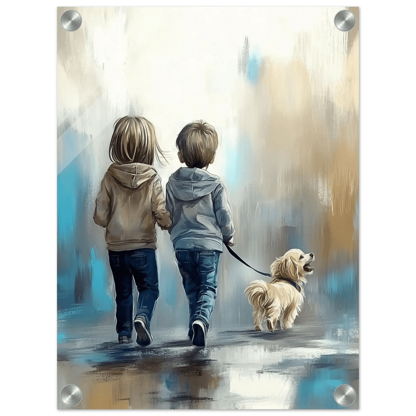 Tillit – KI digital oljemaling trykket på papir, lerret, aluminium, akryl og tre | KBentz.no